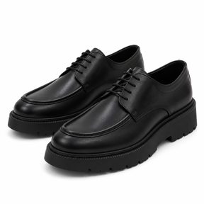 Apron Toe Derby Shoes