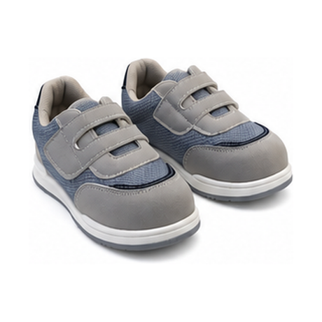 Boys casual sneakers with hook-and-loop straps