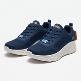 Knit Slip On Sneakers With Cushioned Chunky Sole