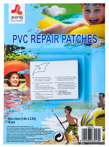 Jilong PVC Repair Patches 10 Piece Set