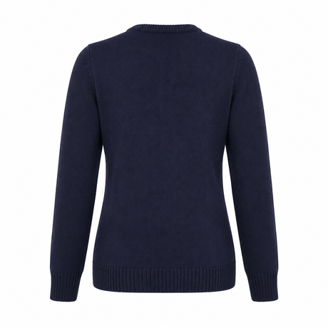 Women Crew Neck Knitted Pullover