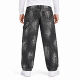 Distressed Wide Leg Jeans