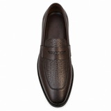 Textured Penny Loafers