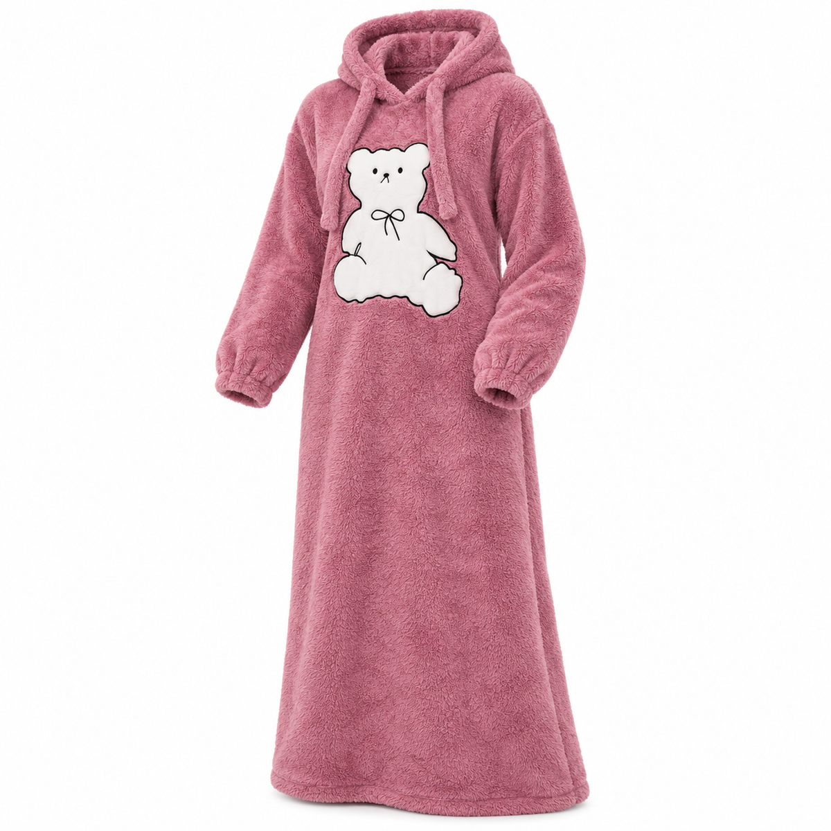 Plush Hooded Bear Nightdress