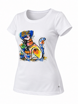 Artistic Cat Graphic T-Shirt