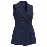 Double Breasted Tailored Vest