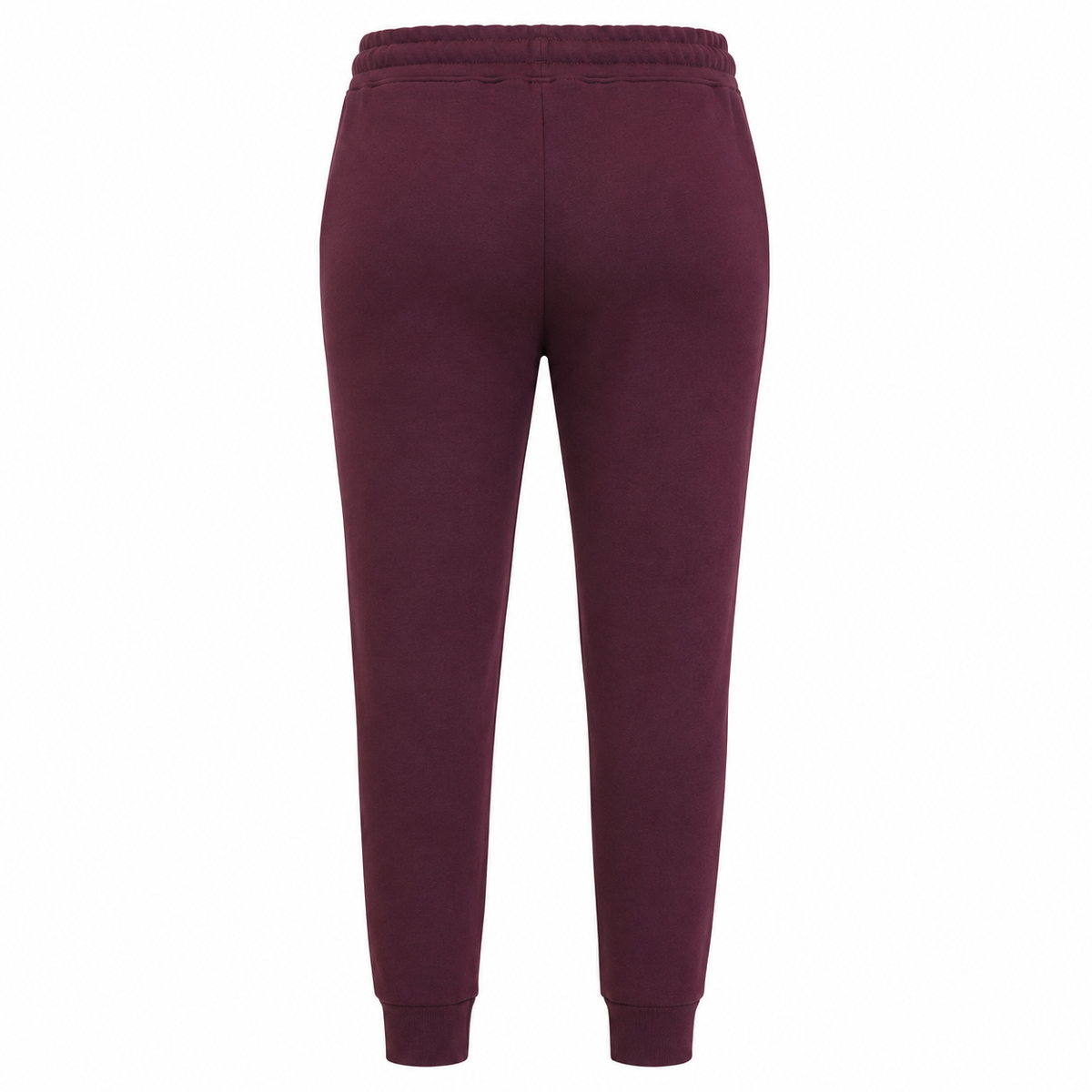 Men Solid Fleece Jogger Pants With Drawstring Waist