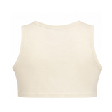 Casual Women Cap Sleeve Crop Top With Star Embroidery