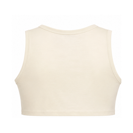 Casual Women Cap Sleeve Crop Top With Star Embroidery