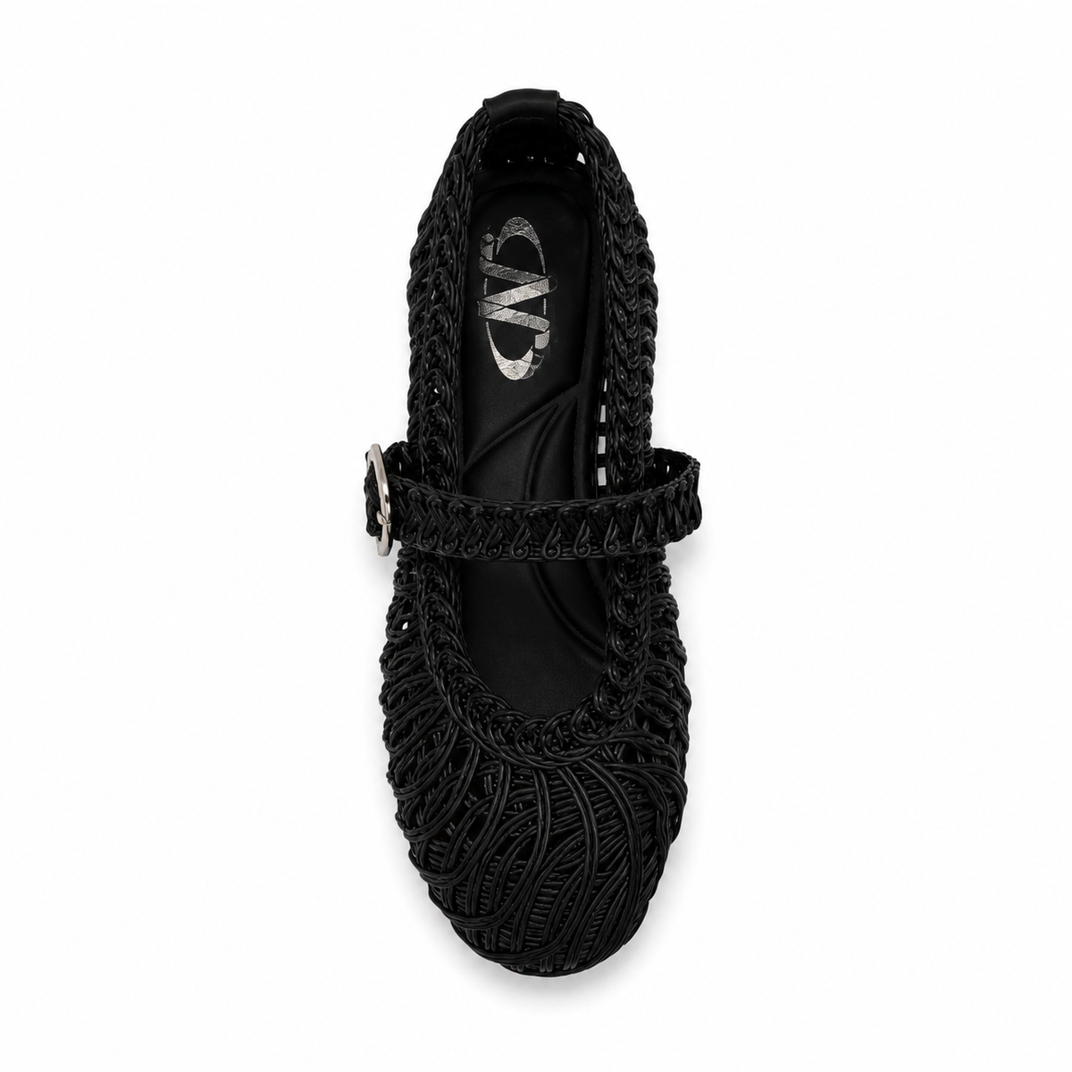 Women Woven Mary Jane Flats
