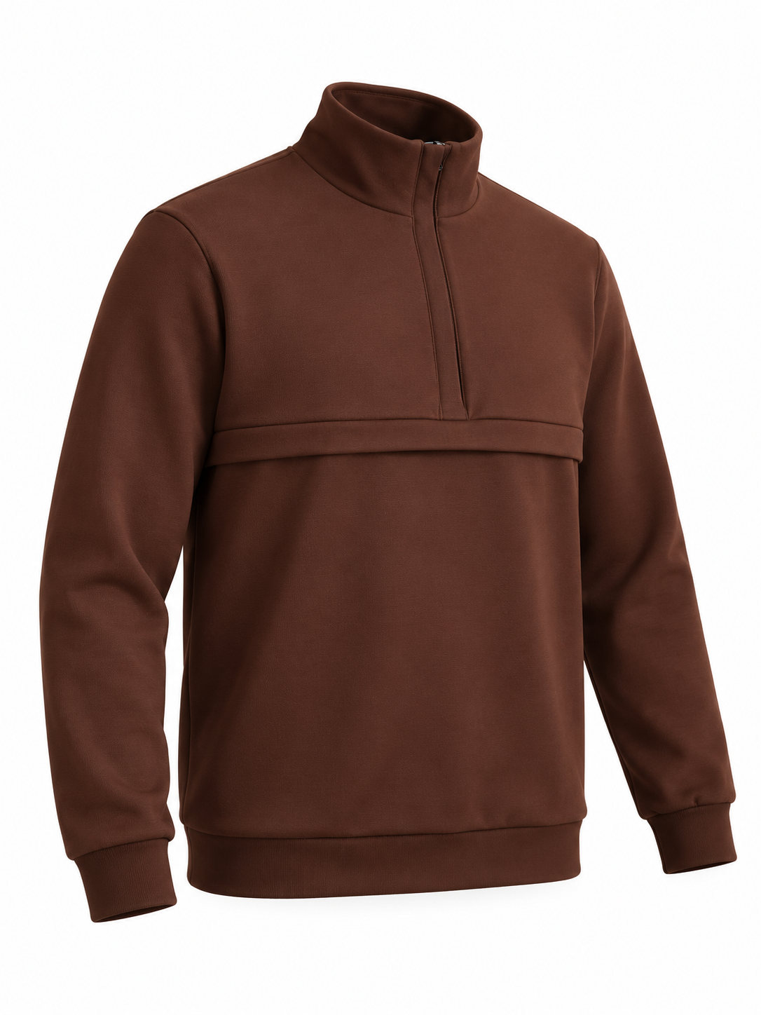 High Neck Pullover Sweatshirt