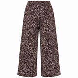 Animal Print Wide Leg Pants