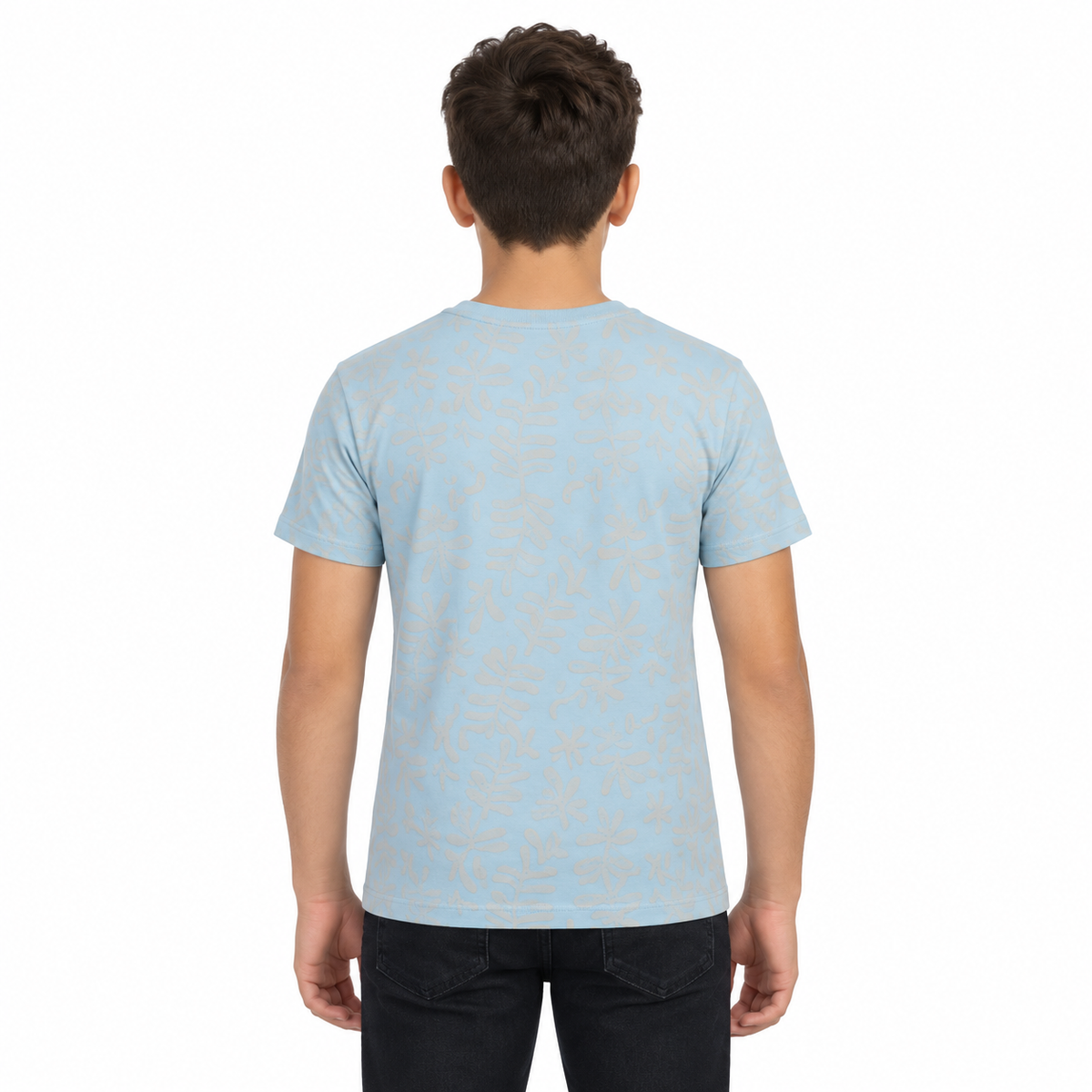 Boy Short Sleeve T Shirt With Summer Slogan Print