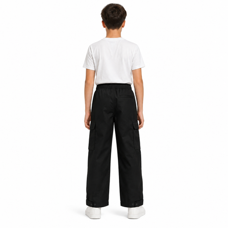 Kids Light Wide Leg Cargo Pants