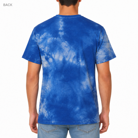 Men Tie Dye Letter Graphic T Shirt
