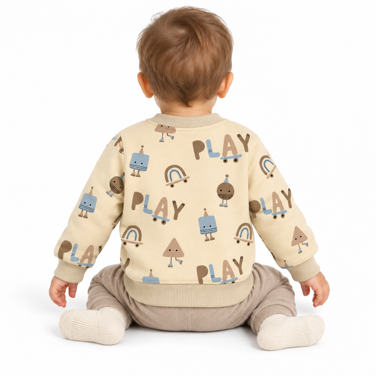 Play Print Long Sleeve T-Shirt