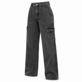 Wide Leg Cargo Jeans