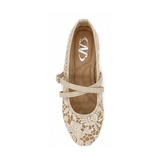 Women Lace Strap Ballet Flats