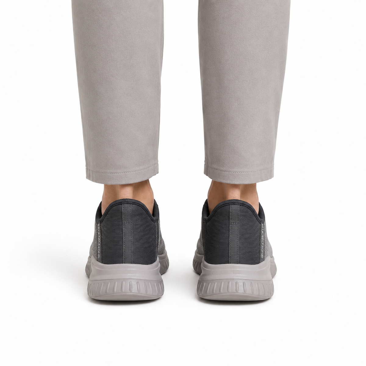 Knit Lace Up Sports Sneakers