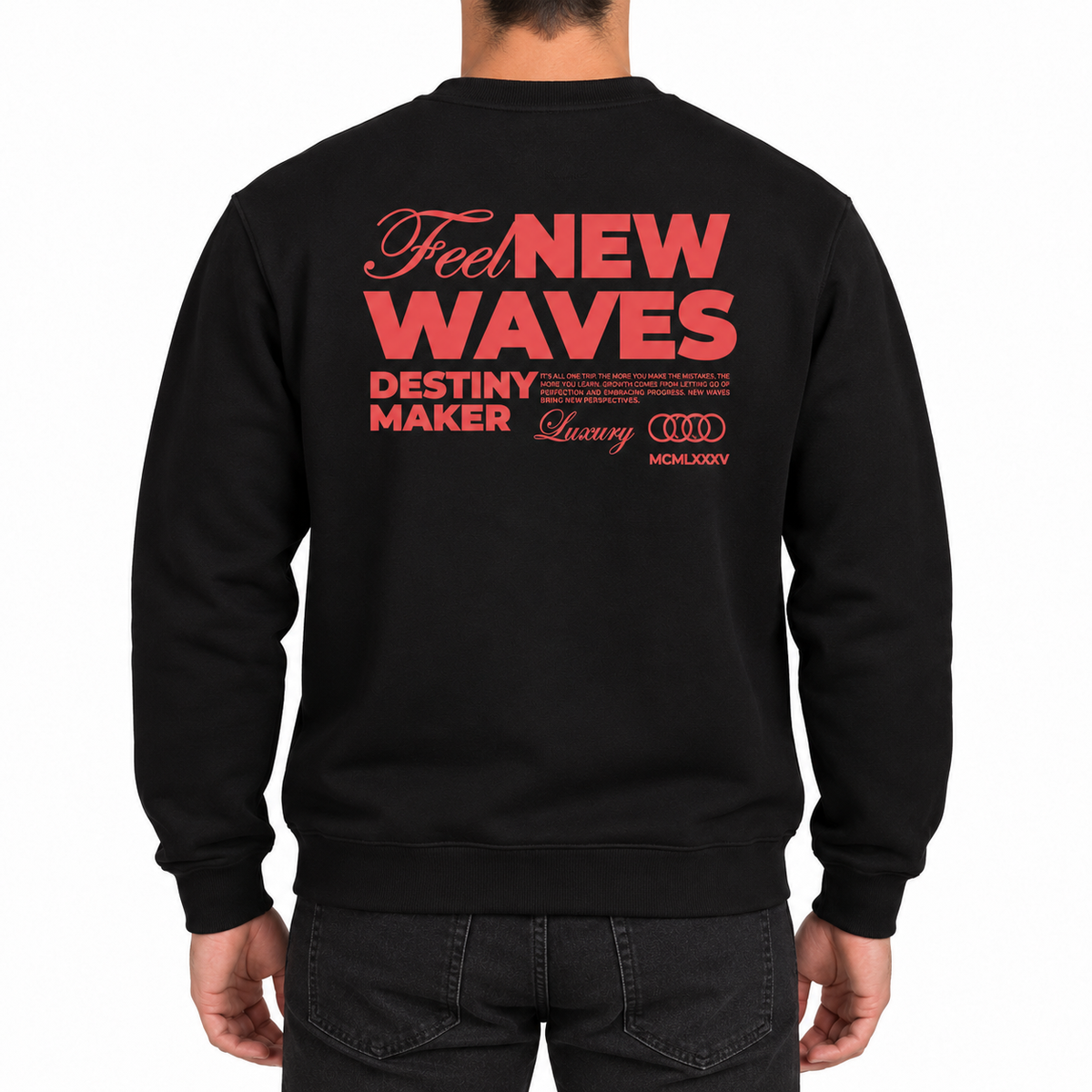 Graphic Crew Neck Sweatshirt