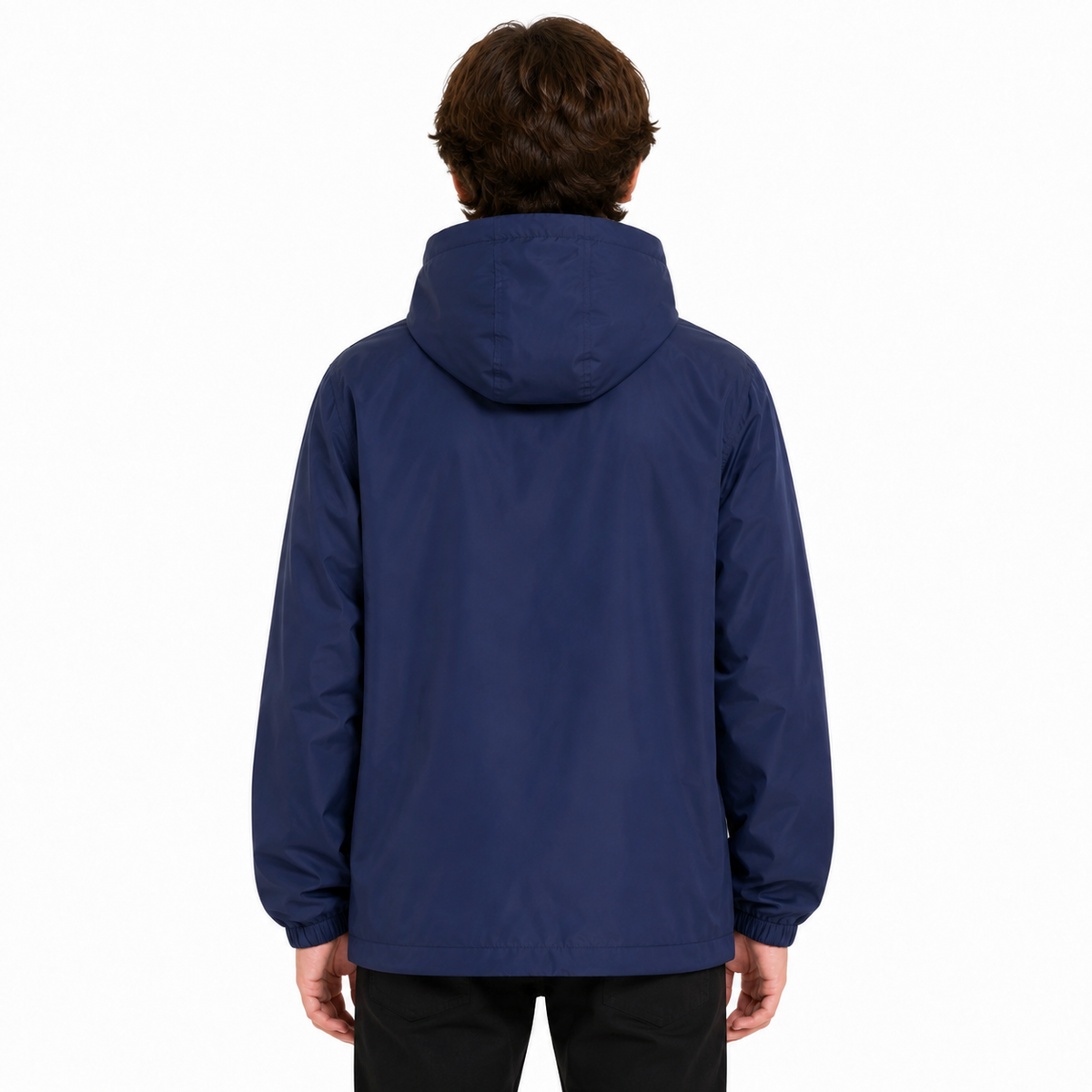 Hooded Zip-Up Windbreaker Jacket