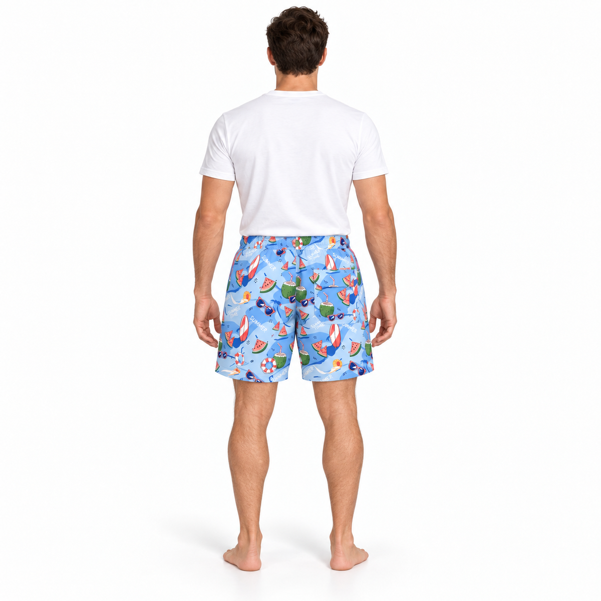 Summer Print Swim Shorts