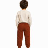Boys jogger pants with elastic waist and adjustable drawstring