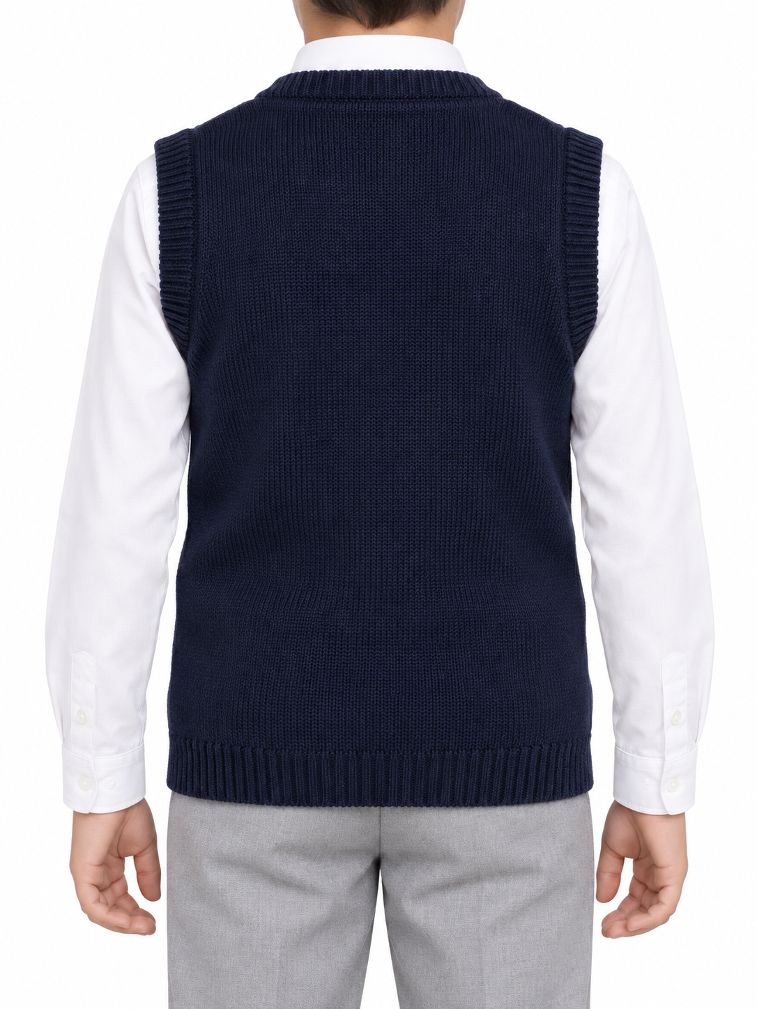 V-Neck Knitted Vest