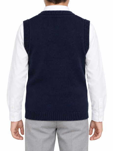 V-Neck Knitted Vest