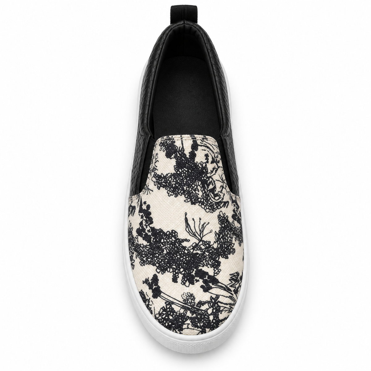 Women Artistic Print Slip-On Sneakers