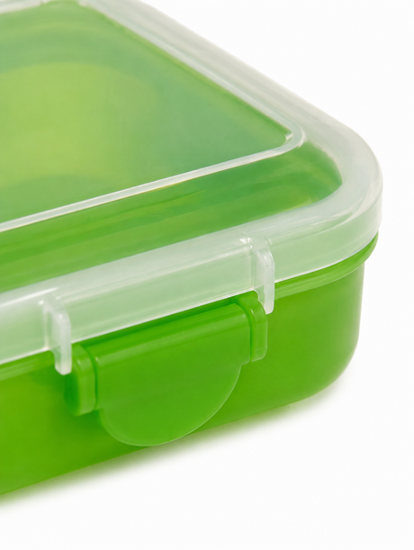 Duo lunch box with two separate containers and secure lids