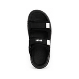 Sport slipper with dual adjustable straps