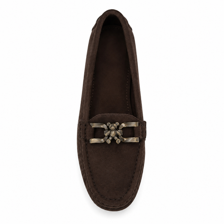 Women Decorative Loafers With Metal Detail