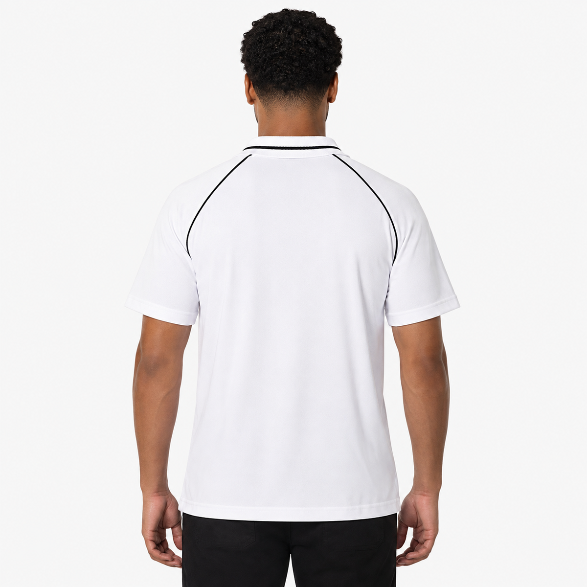 Boys Graphic Polo T Shirt Old School Print