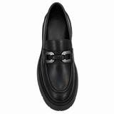 Metal Buckle Loafers