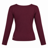 Square Neck Long Sleeve Top