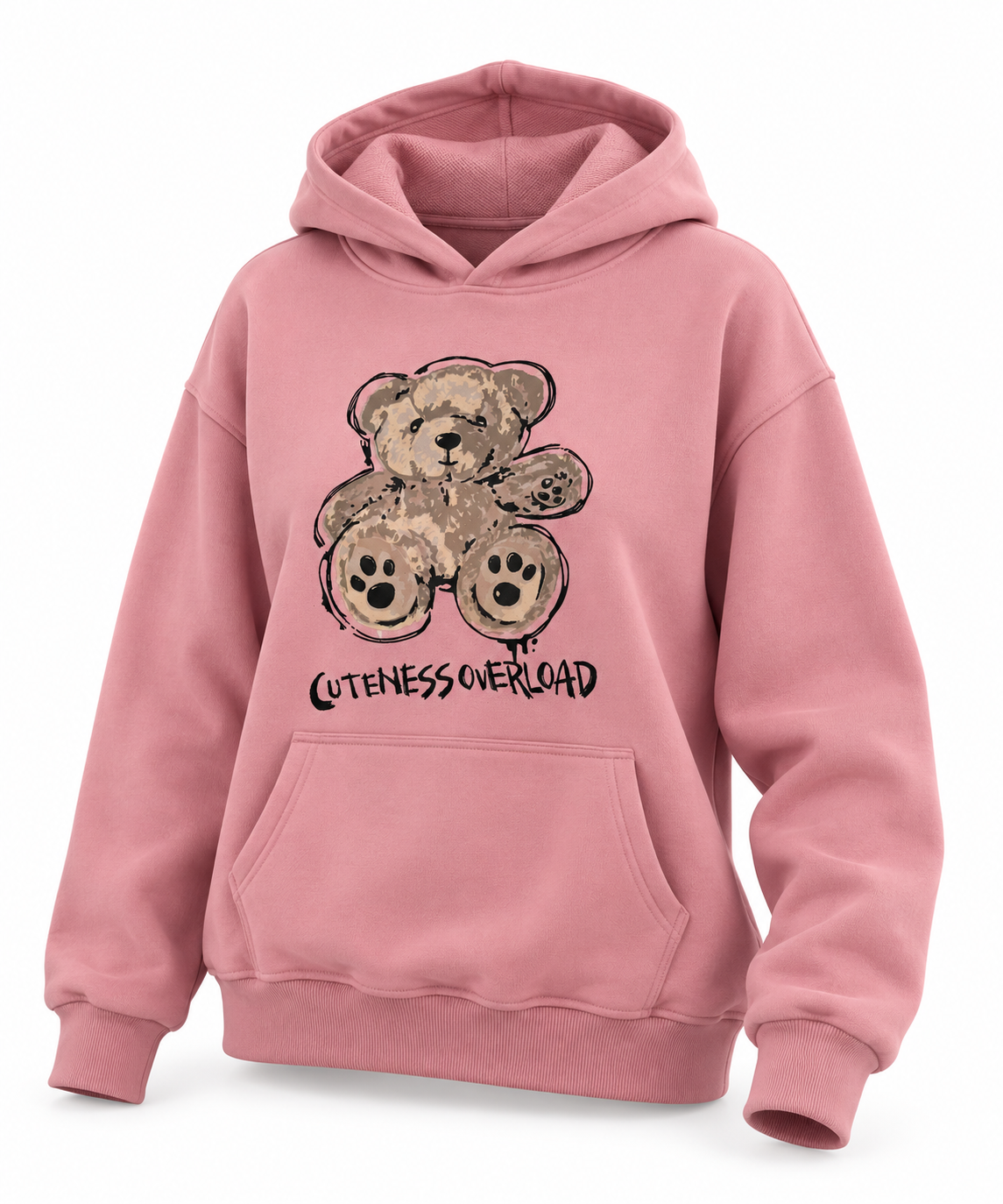 Teddy Bear Graphic Hoodie