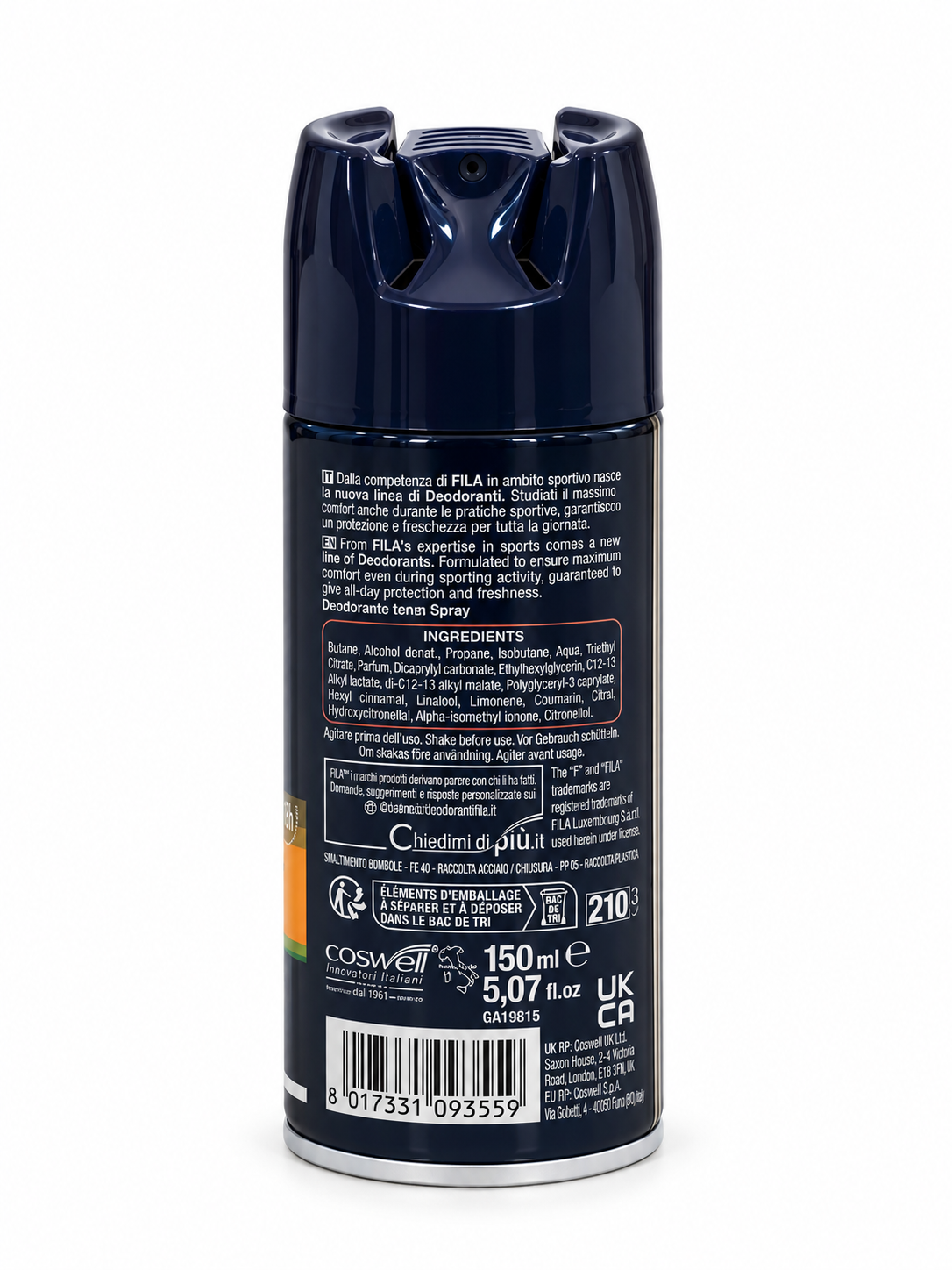 Long Lasting Active Deodorant Body Spray