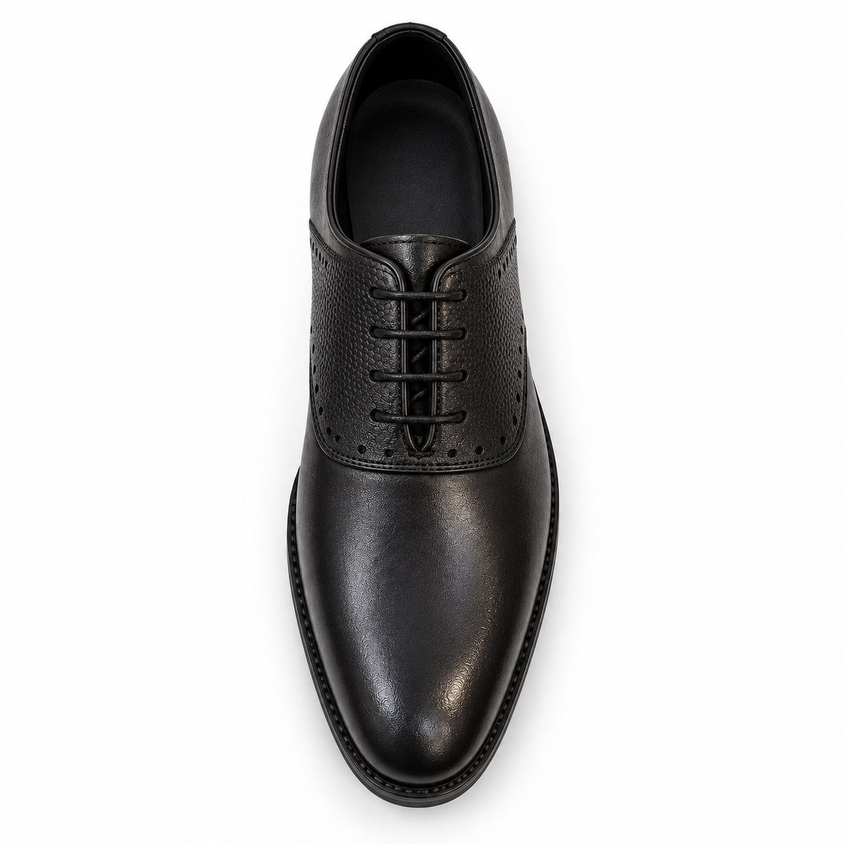 Perforated Detail Derby Shoes