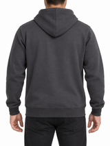 Plain Pullover Hoodie With Front Pocket