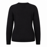 Women Crew Neck Knitted Pullover