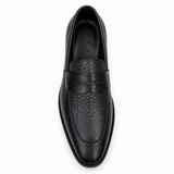Textured Penny Loafers
