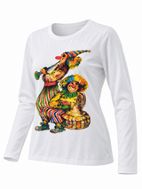 Clown Graphic Long Sleeve T-Shirt