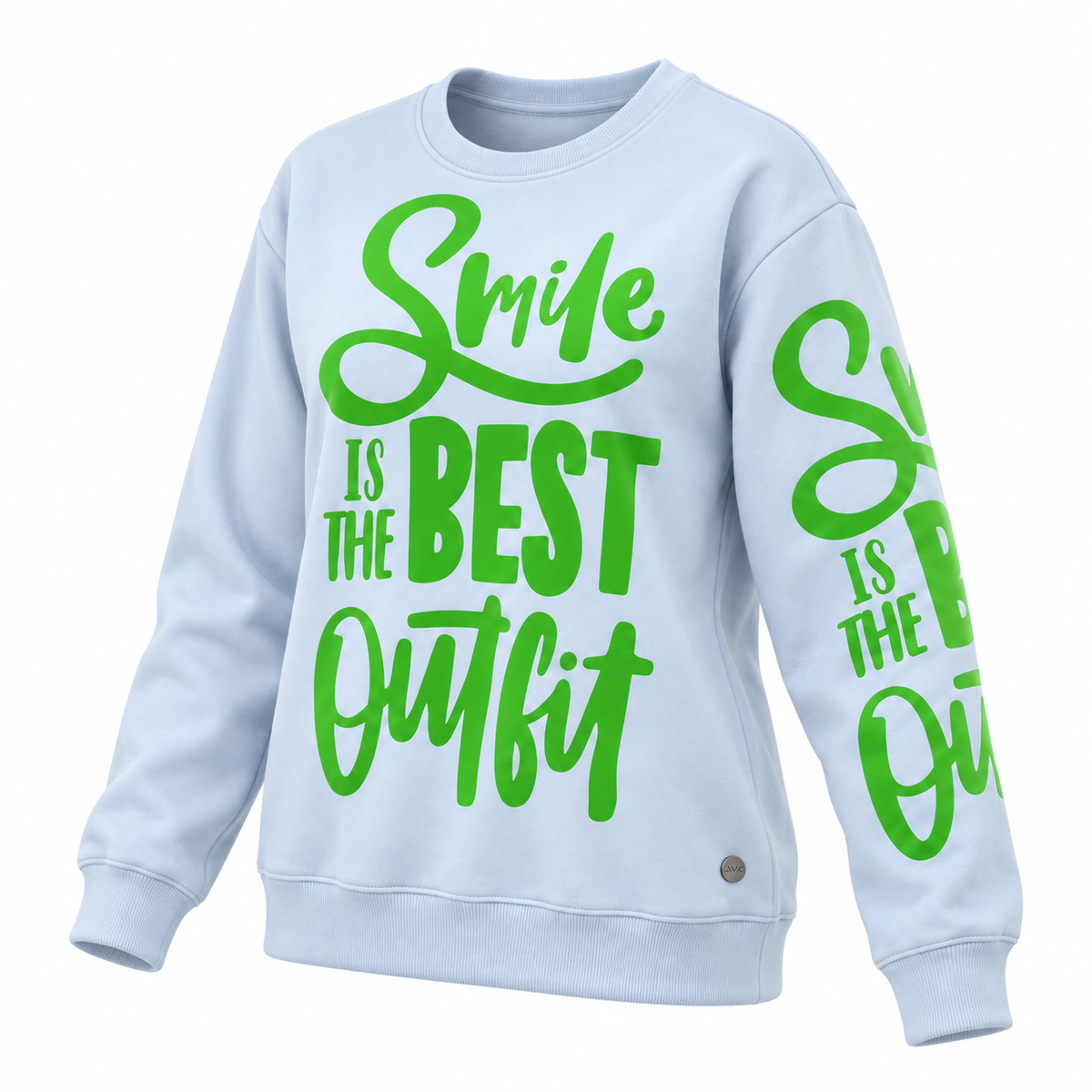 Bold Slogan Graphic Sweatshirt