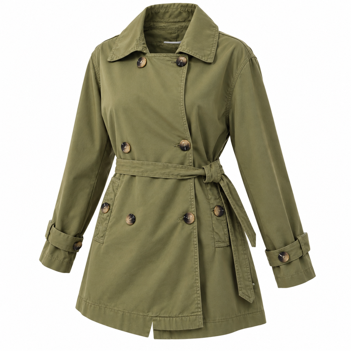 Double-Breasted Trench Coat