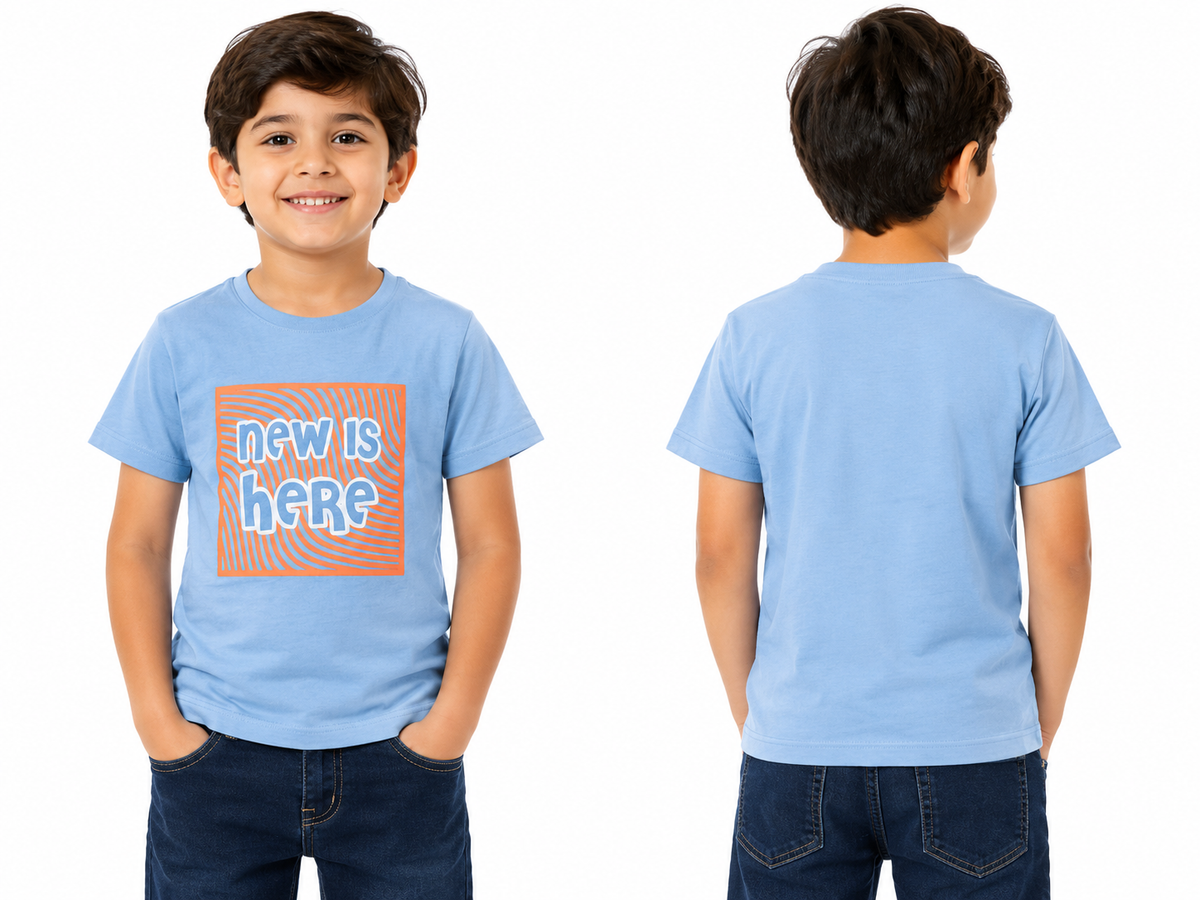 Kids New Is Here Graphic T Shirt