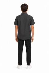 Kids Textured Short Sleeve Shirt