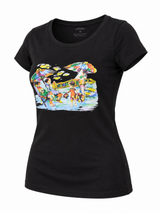 Beach Scene Graphic T-Shirt