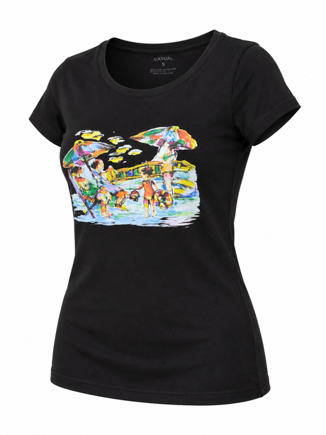 Beach Scene Graphic T-Shirt