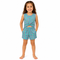 Girls Dolphin Print Sleeveless Top And Shorts Set